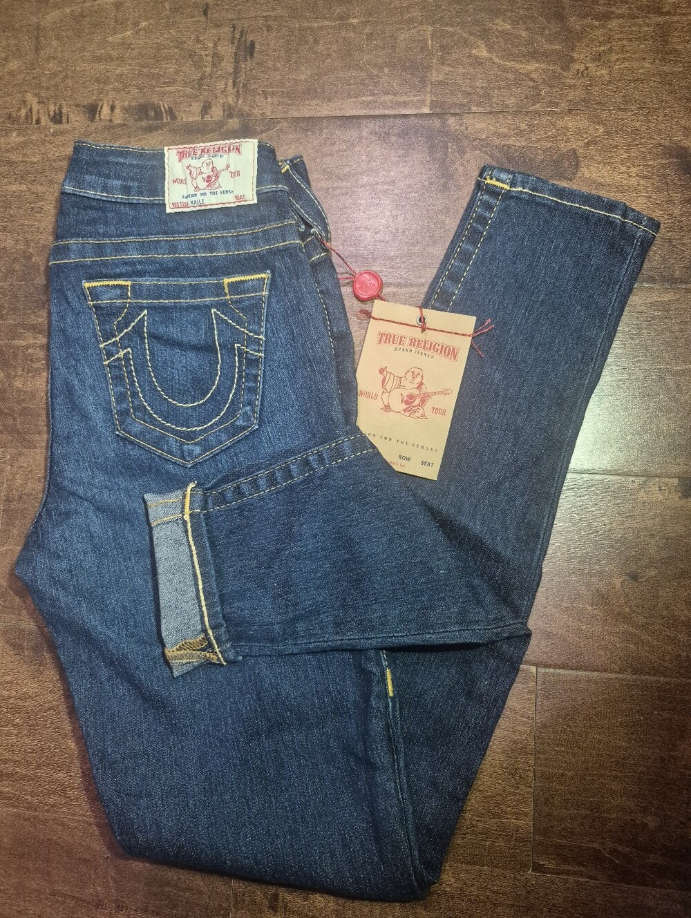 NWT True Religion Halle Higher Super Skinny Jeans Lonestar 2012 Deadstock VNTG